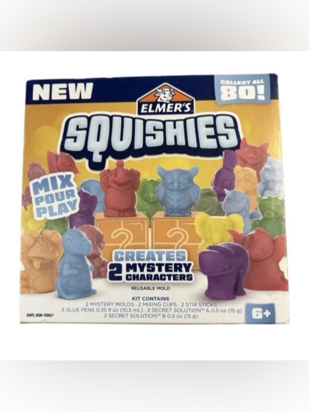 Elmer’s Squishies Kit For Kids Create Squishy Toy  Mix Pour Play Collect All 80